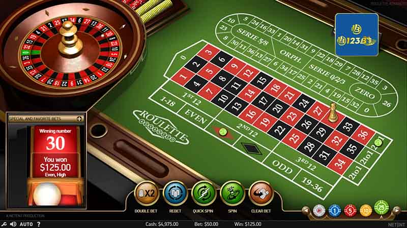 Chơi Roulette trúng thưởng thần tốc