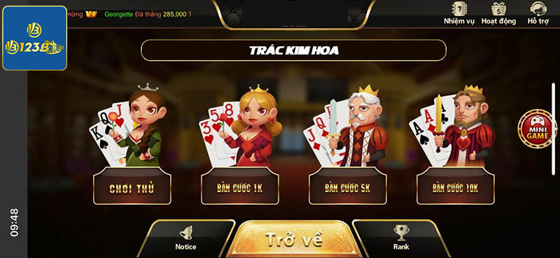 Trác Kim Hoa có cách chơi thú vị tại casino